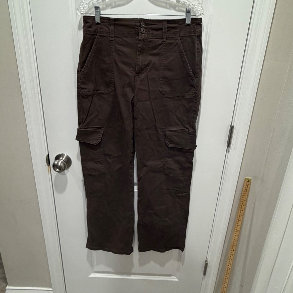 REgeneration by Celebrity Pink Womens Cargo Pants High Rise Brown 13/31